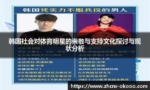 韩国社会对体育明星的崇敬与支持文化探讨与现状分析